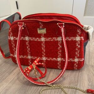 Prince & Princess Italian Luxury Brand Designer Bag, Harness and Leash Bundle!